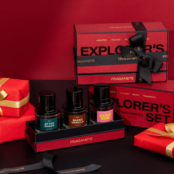 explorer's set with fragrances by Fraganote
