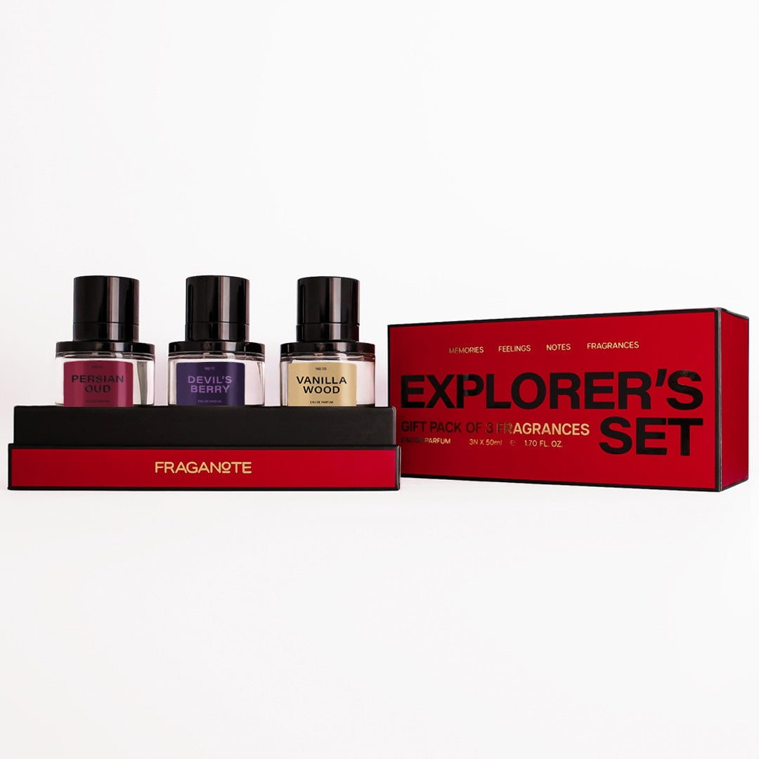 Gift Set X 50ML Unisex| Fraganote Collection - Main Image