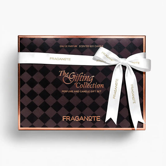 Vanilla Wood Perfume & Candle Gift Set Fraganote