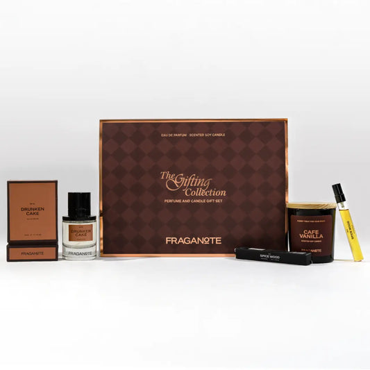 Drunken Cake Perfume & Candle Gift Set Fraganote
