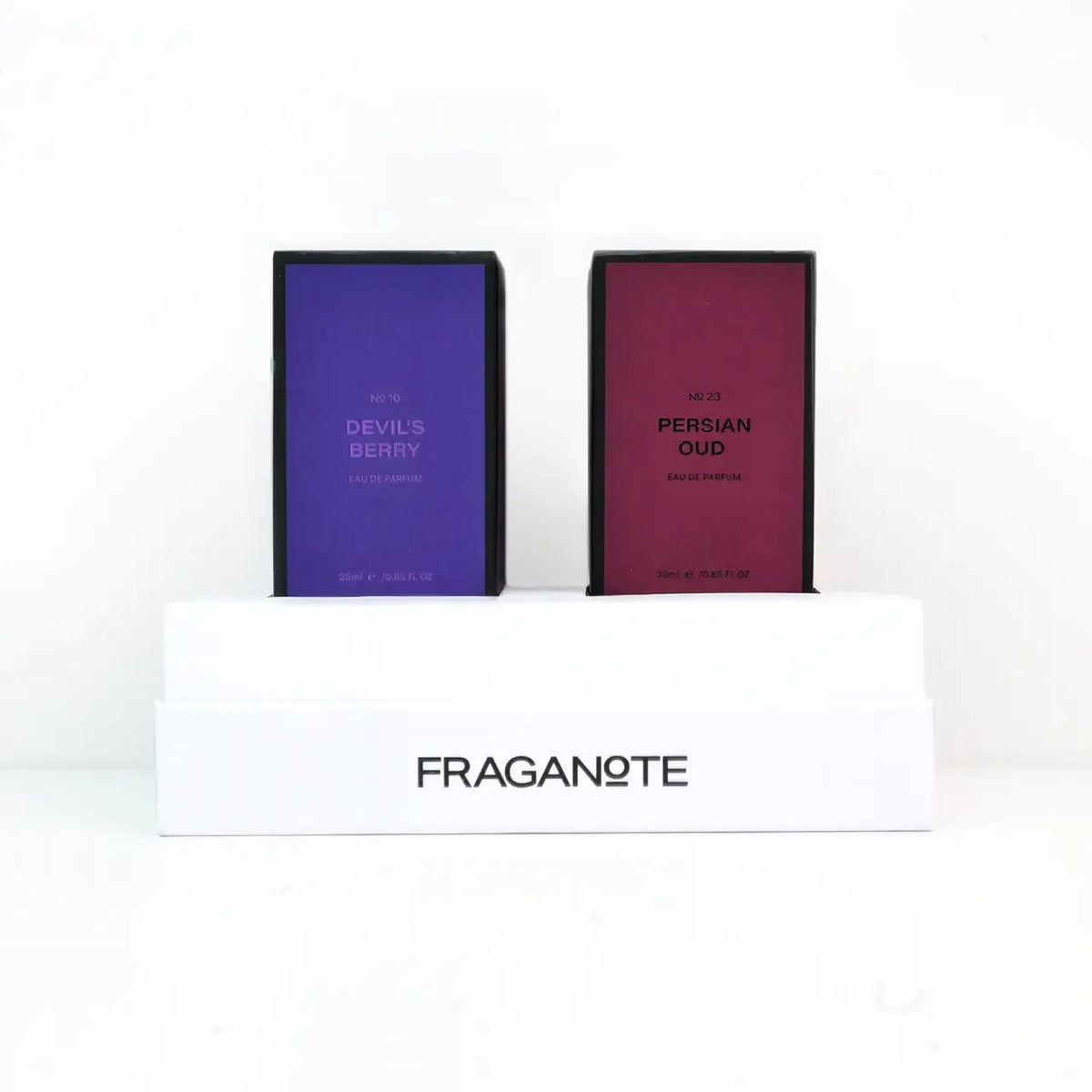 Unisex Bestsellers Gift Set: Minis Duo | 2 x 25ml Fraganote
