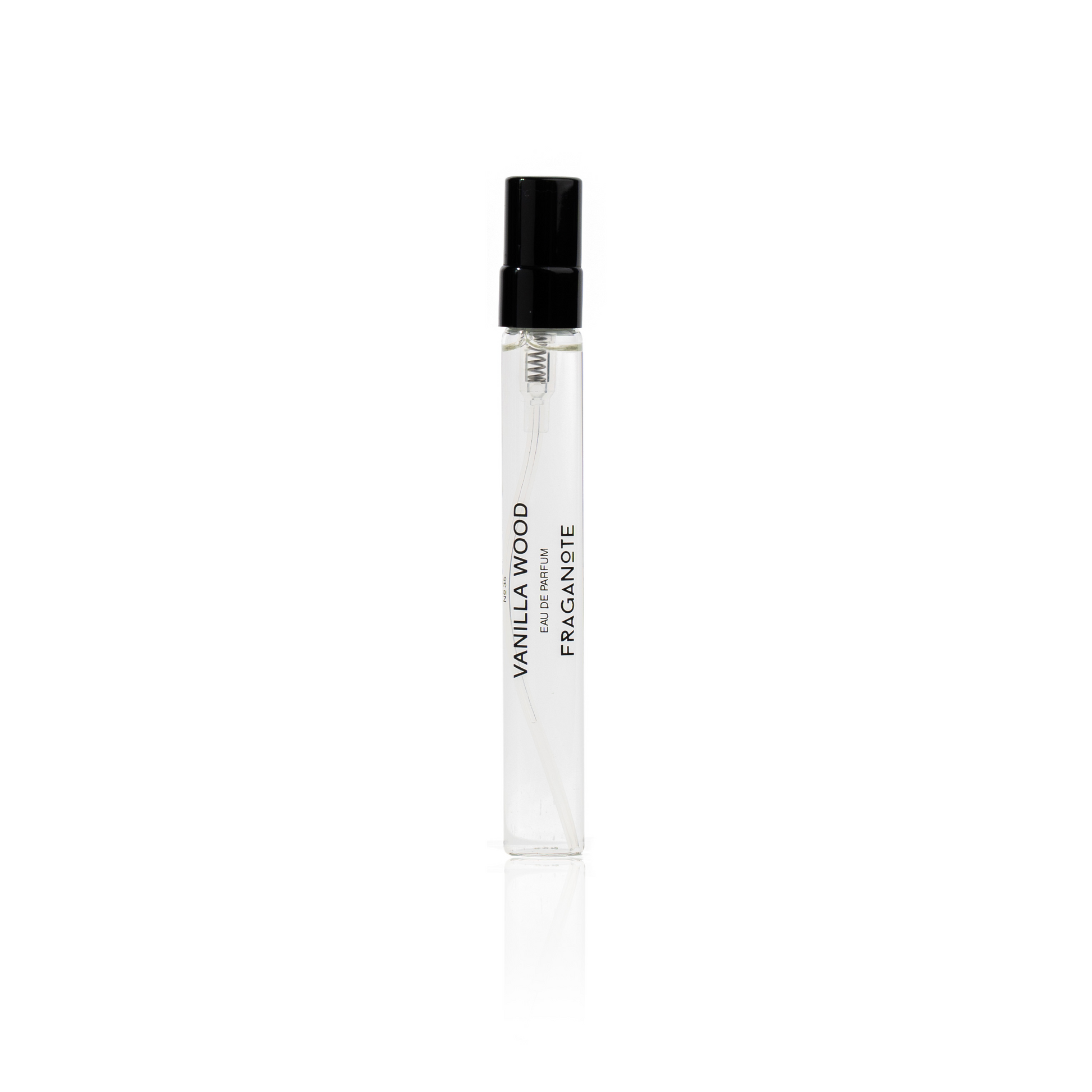 vanilla wood eau de parfum bottle 10ml