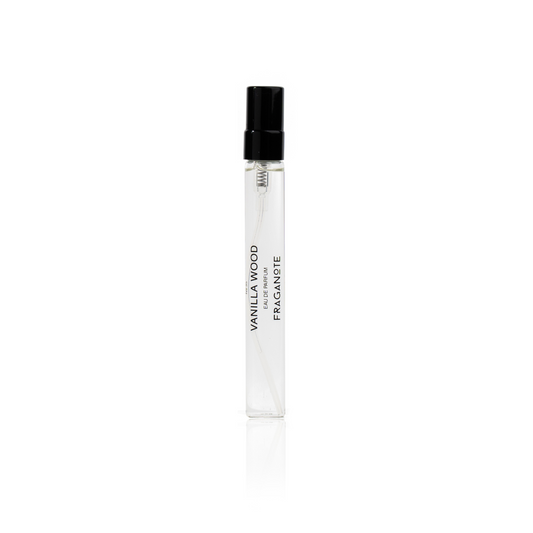 vanilla wood eau de parfum bottle 10ml
