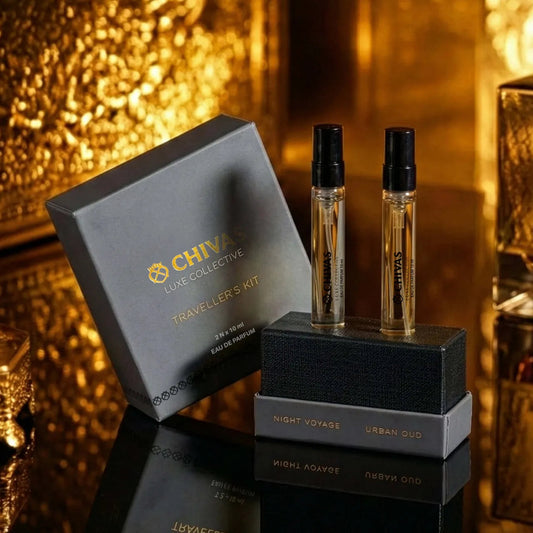 Traveller’s Kit: Night Voyage and Urban Oud Fraganote
